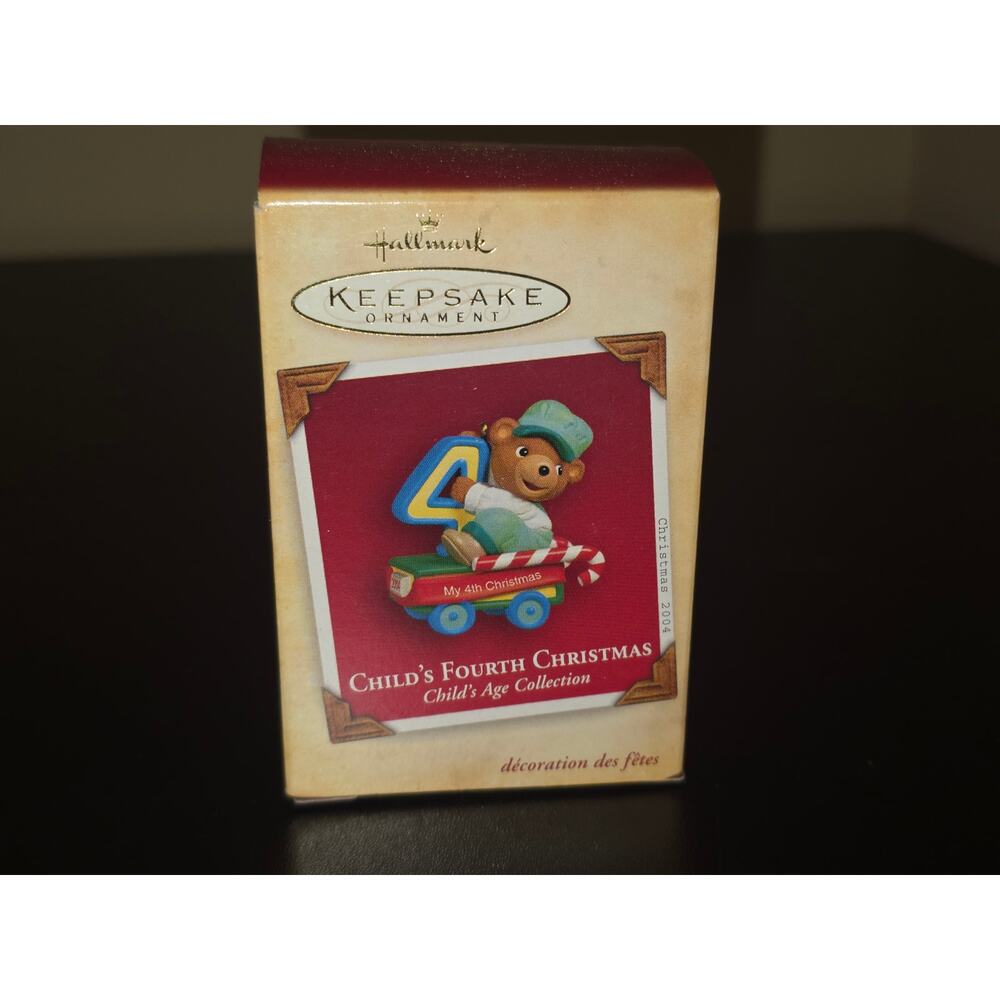 Hallmark "Child's Fourth‎ Christmas" Ornament DATED 2004 Child's Age collection
